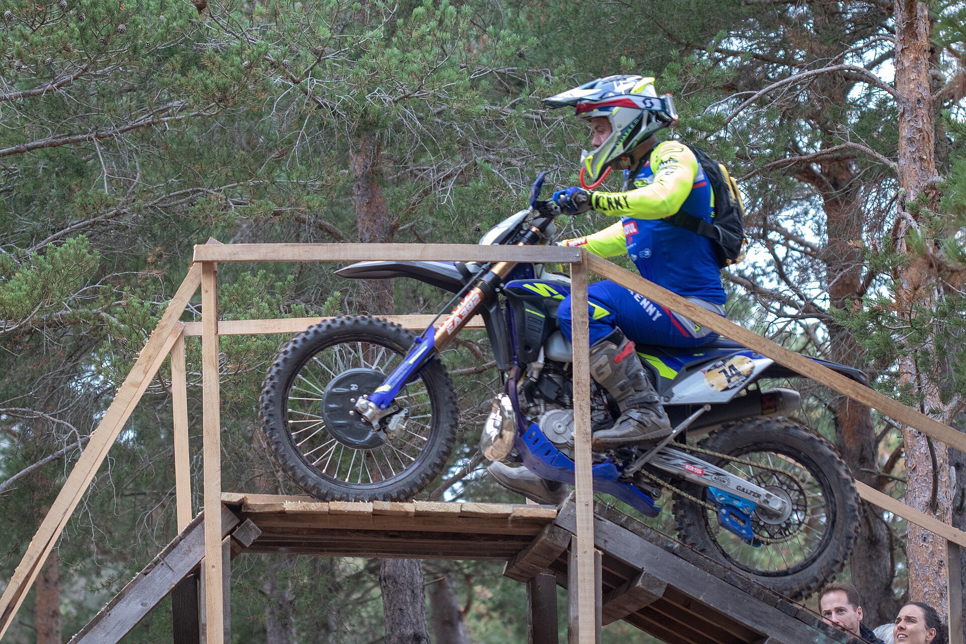 Mario Román em prova na Hixpania Hard Enduro